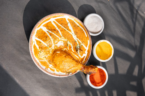 Best Butter Chicken at OLANTIC 8 CAFE Sector 83 Gurgaon